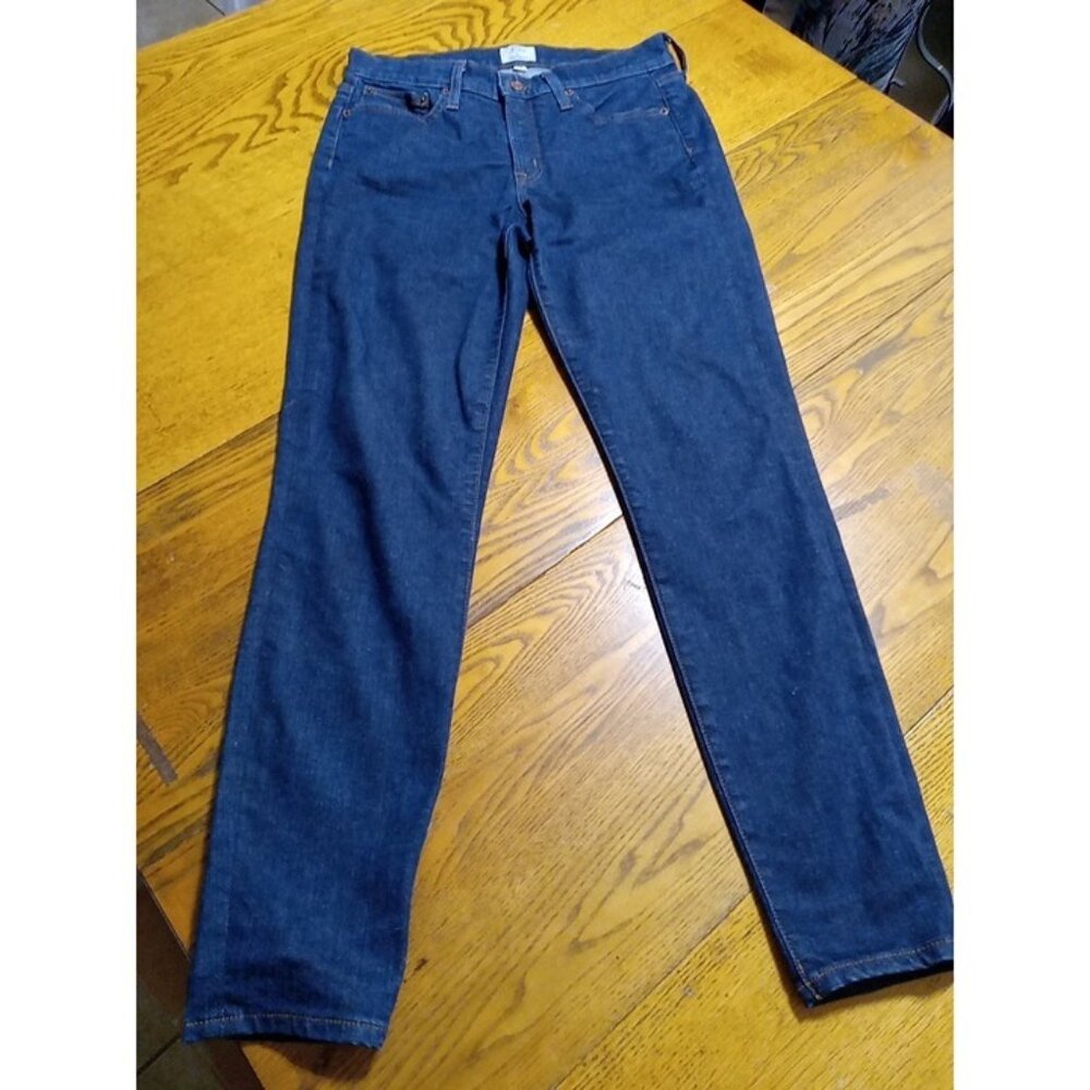 J.CREW Jeans Womens 28 BLUE Dark Preowned Summer Casual Work - Picture 1 of 10